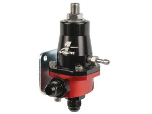 Regulator cinienia paliwa Aeromotive Compact EFI, Adjustable 30-70 PSI, AN-6 male inlet and return, 1/8 NPT gauge port